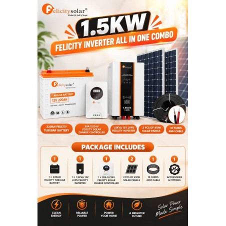 1.5KW FELICITY INVERTER ALL IN ONE COMBO