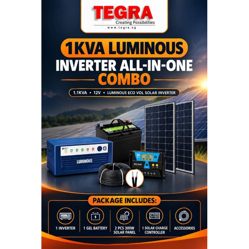 1KVA LUMINOUS INVERTER ALL IN ONE COMBO