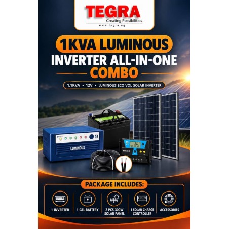 1KVA LUMINOUS INVERTER ALL IN ONE COMBO