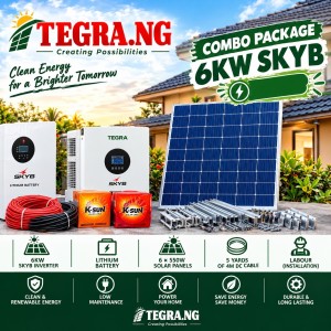 COMBO 4KW 5KWH 2.5KWP + 4MM CABLE