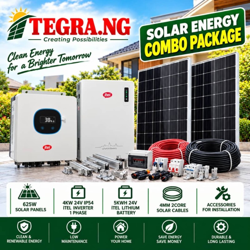 COMBO 4KW 5KWH 2.5KWP + 4MM CABLE