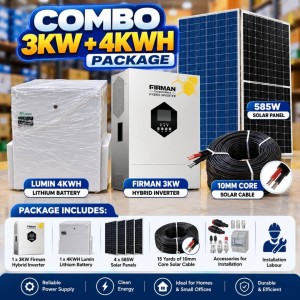 COMBO 3KW +4KWH PACKAGE