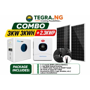 COMBO 3KW 3KWH + 2.3KWP