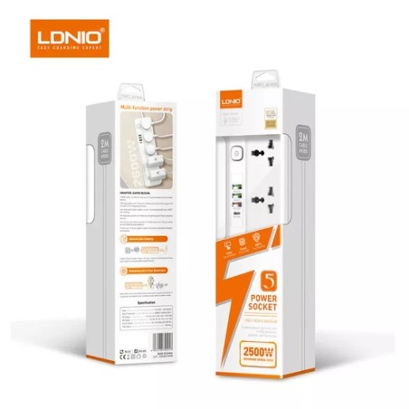 LDNIO FAST CHARGING EXPERT  5 POWER SOCKET