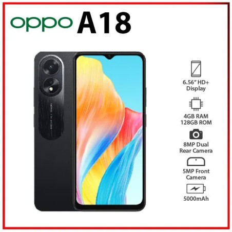 OPPO A18  128GB ROM 4GB RAM